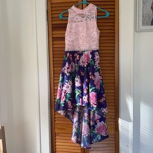 Dress 👗 for girl size 14 color pink / purple